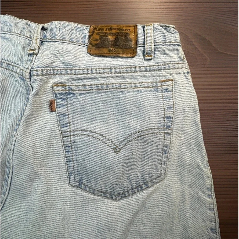 VTG‎ 90s Levi's 540 Orange Tab Relaxed Fit Jeans Mens 35x30 Mexico Distressed